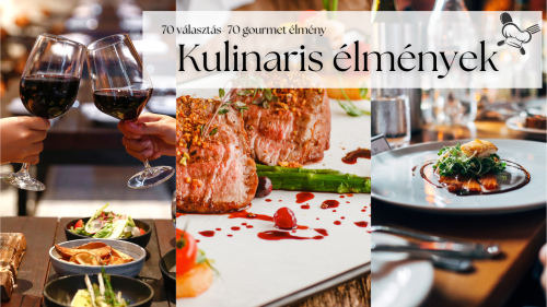 Kulináris utazós élménycsomag - 70 gourmet választás 1