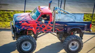Brutál Ford BigFoot vezetés Gyálon