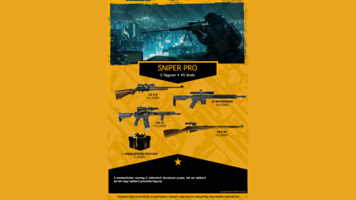 SNIPER 'PRO' – Élménylövészet Egerben 3