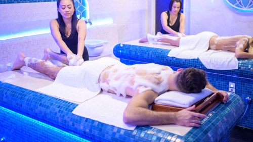 Páros hamam spa és thai masszázs gyümölcstál bekészítéssel 7
