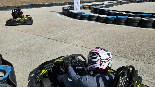 Gokartozás a Hungaroring gokartpályáján/ 3 futamos menetre 2