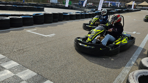 Mini GP gokart versenycsomag dobogós díjkiosztóval és éremmel 4