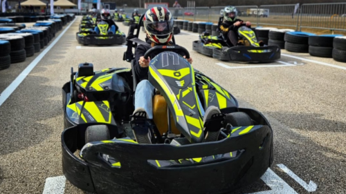 Gokartozás a Hungaroring gokartpályáján/ 3 futamos menetre 11