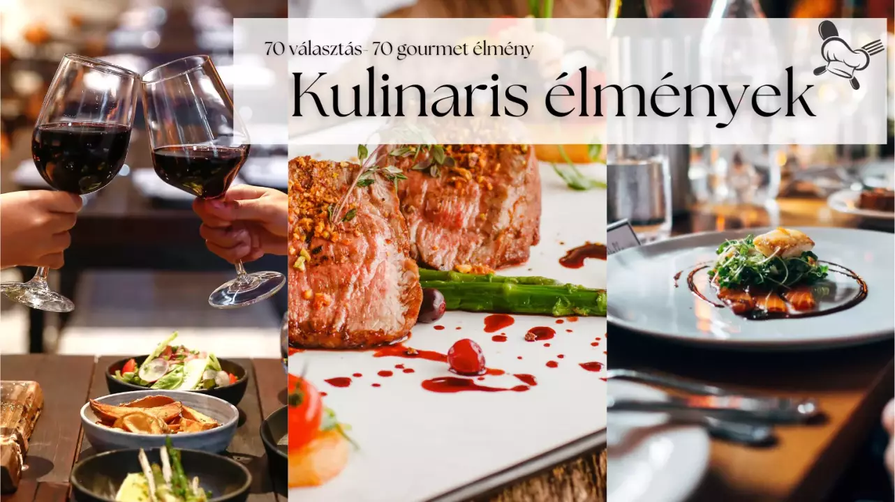 Kulináris utazós élménycsomag- 70 gourmet választás fő kép