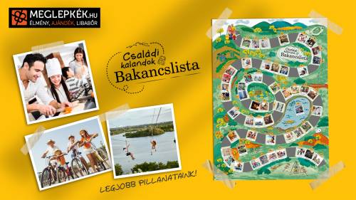 Élménybakancslista a családnak- 52 hétre 52 szuper programötlet közösen 2