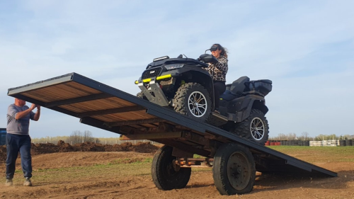 Quad vezetéstechnikai tréning Szadán - saját quaddal! 2