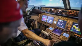 Repülés egy B747 szimulátorral akár Budapest felett is